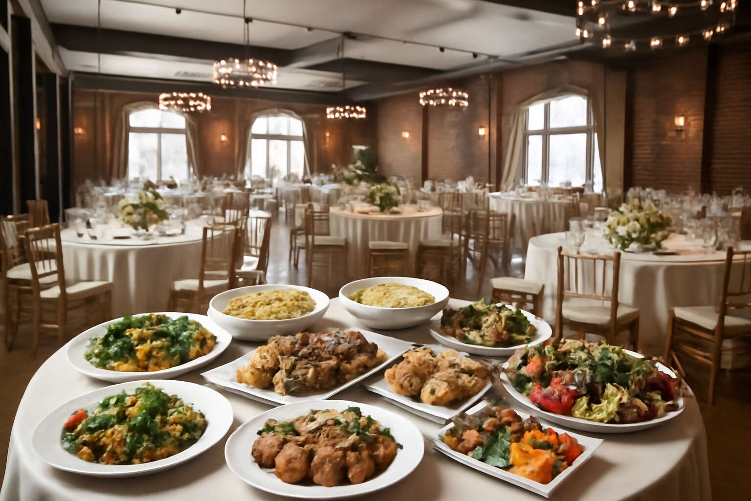 venue hire with food