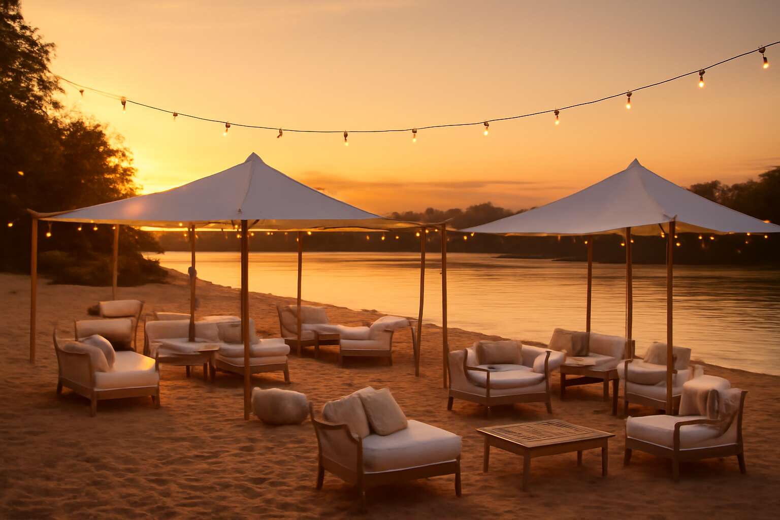 beach venue hire zambezi