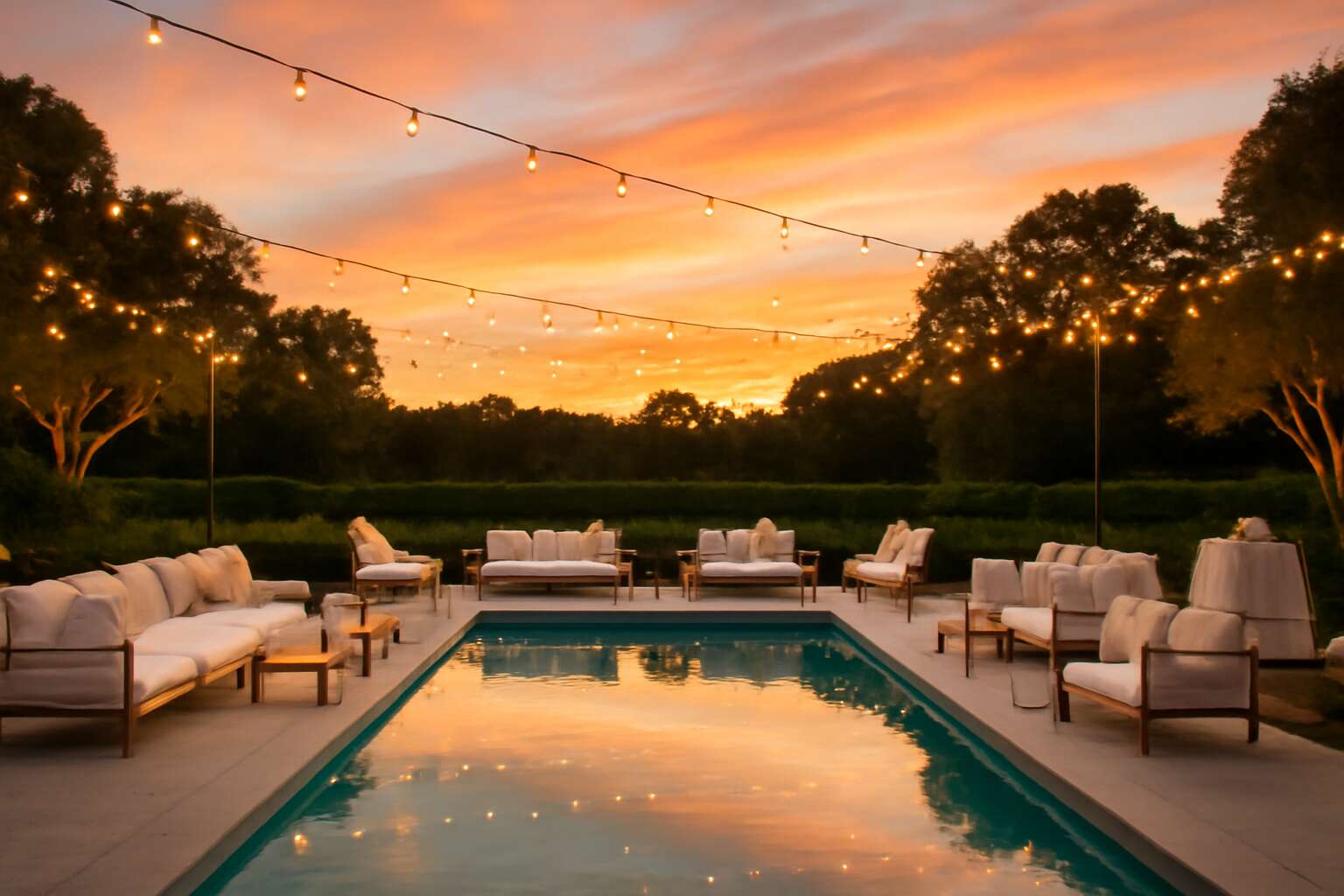 venue hire with swimming pool